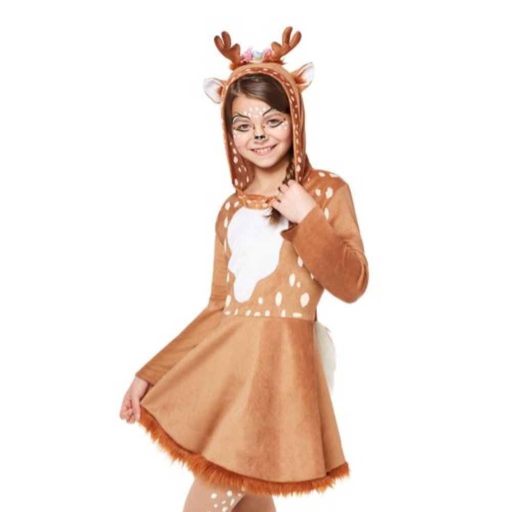 Spirit Halloween Girls Deer Halloween Costume Sz L